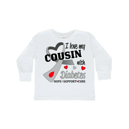Inktastic I Love My Cousin with Diabetes Gift Toddler Boy or Toddler Girl Long Sleeve T-Shirt
Inktastic I Love My Cousin with Diabetes Gift Toddler Boy or Toddler Girl Long Sleeve T-Shirt