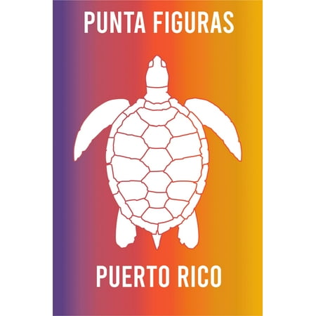 Punta De La Vijia Cuba Souvenir 2x3 Inch Fridge Magnet Turtle Design
