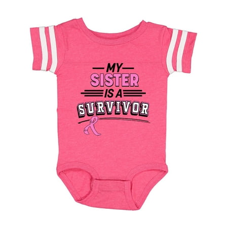 Inktastic My Sister is a Survivor Breast Cancer Awareness Gift Baby Boy or Baby Girl Bodysuit
Inktastic My Sister is a Survivor Breast Cancer Awareness Gift Baby Boy or Baby Girl Bodysuit
