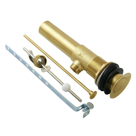 Kingston Brass KB1117 Brass Pop-Up Drain with Overflow 22 Gauge Brushed Brass
Kingston Brass KB1117 Brass Pop-Up Drain with Overflow 22 Gauge Brushed Brass