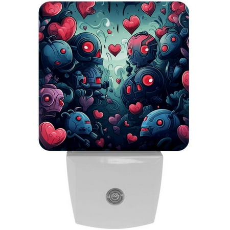 Love LED Square Night Lights - Bright and Compact Bedroom or Bathroom Lighting Solution with Auto on/Off Sensor - Set of 2 Square Shaped Nightlights
Love LED Square Night Lights - Bright and Compact Bedroom or Bathroom Lighting Solution with Auto on/Off Sensor - Set of 2 Square Shaped Nightlights
