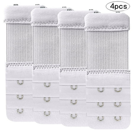 Qcmgmg Women Comfort 3 Row 2 Hook Bra Extender Stretchy Soft Bra Extension Strap Pack of 4 Free Size
Qcmgmg Women Comfort 3 Row 2 Hook Bra Extender Stretchy Soft Bra Extension Strap Pack of 4 Free Size