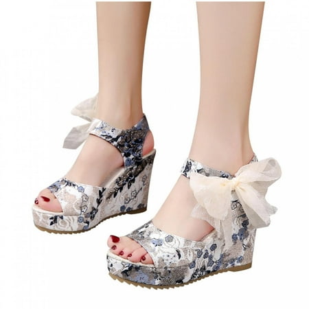 Deals of the Day Bidobibo Women s Sandals Fish Mouth Wedge Sandals Wedge Lace Laces Floral Pattern High Heels Luxury Shoes Summer Casual Elegant Platform Sandals
Deals of the Day Bidobibo Women s Sandals Fish Mouth Wedge Sandals Wedge Lace Laces Floral Pattern High Heels Luxury Shoes Summer Casual Elegant Platform Sandals