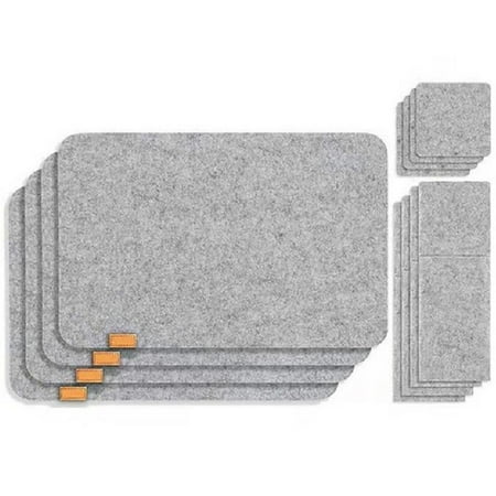 Grandest Birch 12Pcs Rectangle Felt Placemat Heat-insulated Cup Coaster Kitchen Table Mats Set Durable Heat Resistance Placemat Pl
Grandest Birch 12Pcs Rectangle Felt Placemat Heat-insulated Cup Coaster Kitchen Table Mats Set Durable Heat Resistance Placemat Pl