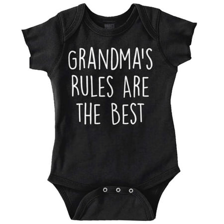 Grandmas Rules Best Cute Grandchild Romper Boys or Girls Infant Baby Brisco Brands 18M
Grandmas Rules Best Cute Grandchild Romper Boys or Girls Infant Baby Brisco Brands 18M