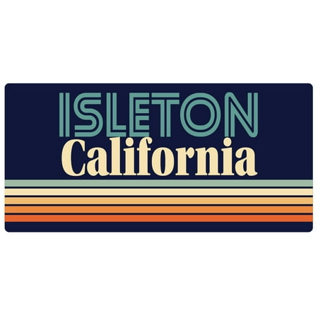 Isleton California 5 x 2.5-Inch Fridge Magnet Retro Design