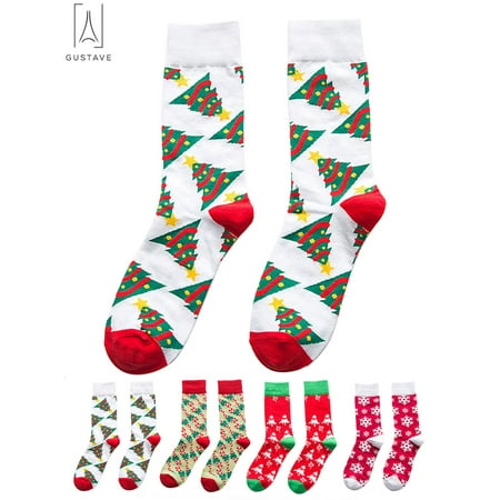GustaveDesign Christmas Holiday Socks Fabric Crew Socks. Warm Winter Novelty Cozy Xmas Socks for Women Men Christmas Gifts Style B
GustaveDesign Christmas Holiday Socks Fabric Crew Socks. Warm Winter Novelty Cozy Xmas Socks for Women Men Christmas Gifts Style B