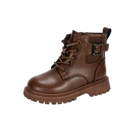 Ymiytan Girls Boys Warm Ankle Boots Outdoor Slip Resistant Plush Lining Work Boot Walking Fashion Booties Plush Lining Brown 9C
Ymiytan Girls Boys Warm Ankle Boots Outdoor Slip Resistant Plush Lining Work Boot Walking Fashion Booties Plush Lining Brown 9C