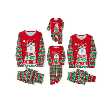 wybzd Family Matching Women Kids Christmas Pyjamas Xmas Pajamas Set