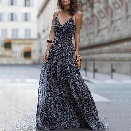 UMfun Fashion Women Summer Printing Causal V-Neck Sleeveless Vacation Cami Long Dress
UMfun Fashion Women Summer Printing Causal V-Neck Sleeveless Vacation Cami Long Dress