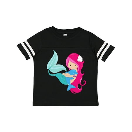 Inktastic Cute Mermaid Little Mermaid Pink Hair Dolphin Gift Toddler Toddler Girl T-Shirt
Inktastic Cute Mermaid Little Mermaid Pink Hair Dolphin Gift Toddler Toddler Girl T-Shirt