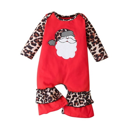 Ozmmyan Christmas Toddler Clothes Newborn Infant Baby Christmas Cartoon Print Leopard Patchwork Romper Jumpsuit on Christmas Clearance
Ozmmyan Christmas Toddler Clothes Newborn Infant Baby Christmas Cartoon Print Leopard Patchwork Romper Jumpsuit on Christmas Clearance