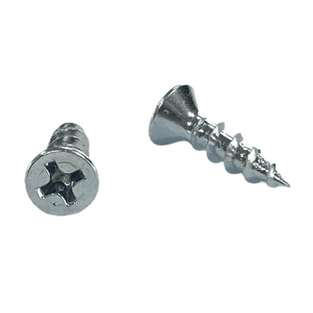 Cabentry Brand | Wood Screws | Flat Head | Phillips Drive | #6 | 9/16 Inch | Deep Thread | Sharp Point | Zinc Finish | 100 Pack
Cabentry Brand | Wood Screws | Flat Head | Phillips Drive | #6 | 9/16 Inch | Deep Thread | Sharp Point | Zinc Finish | 100 Pack