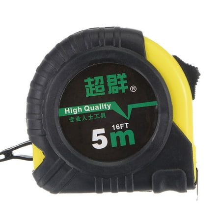 Uxcell Self Lock Tape Measure 5 Meters Measuring Tape 25mm Wide ABS Rubber Case
Uxcell Self Lock Tape Measure 5 Meters Measuring Tape 25mm Wide ABS Rubber Case
