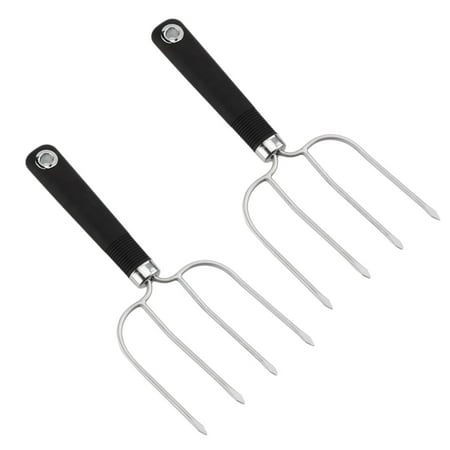 NUOLUX 2PCS Stainless Steel Turkey Lifters Fork Four Pong Barbecue Roast Fork Carving Meat Forks Tools for Cooking
NUOLUX 2PCS Stainless Steel Turkey Lifters Fork Four Pong Barbecue Roast Fork Carving Meat Forks Tools for Cooking