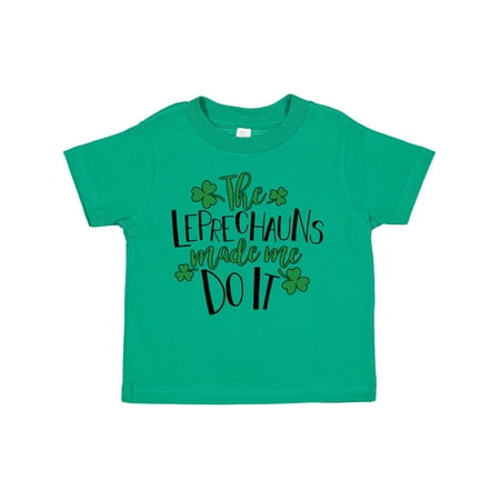 Inktastic St. Patrick s Day the Leprechauns Made Me Do It Gift Toddler Boy or Toddler Girl T-Shirt
Inktastic St. Patrick s Day the Leprechauns Made Me Do It Gift Toddler Boy or Toddler Girl T-Shirt