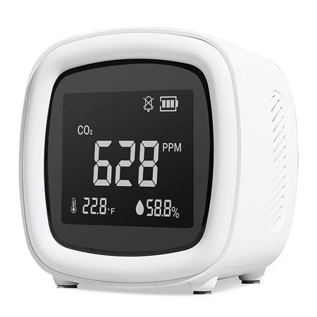 3-In-1 CO2 Monitor with Temperature and Humidity Indoor Air Quality Monitor Grow Tents Greenhouses Office
3-In-1 CO2 Monitor with Temperature and Humidity Indoor Air Quality Monitor Grow Tents Greenhouses Office