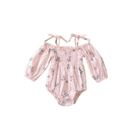 Meihuida Baby Romper Floral Print 3/4 Sleeve Design Double Side Ties Suspender Bottom Snap Closure Cute Jumpsuit
Meihuida Baby Romper Floral Print 3/4 Sleeve Design Double Side Ties Suspender Bottom Snap Closure Cute Jumpsuit