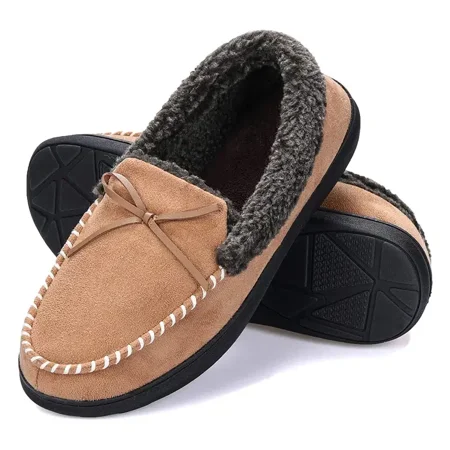 Men‘s Moccasin Slippers Memory Foam House Shoes Warm Fleece Comfortable Slides Plush Comfy Non-slip Sandals Winter
Men‘s Moccasin Slippers Memory Foam House Shoes Warm Fleece Comfortable Slides Plush Comfy Non-slip Sandals Winter