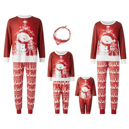 Family Christmas Pajamas Set Snowman Print Pjs Squad Matching Sleepwear for Adults Kids
Family Christmas Pajamas Set Snowman Print Pjs Squad Matching Sleepwear for Adults Kids