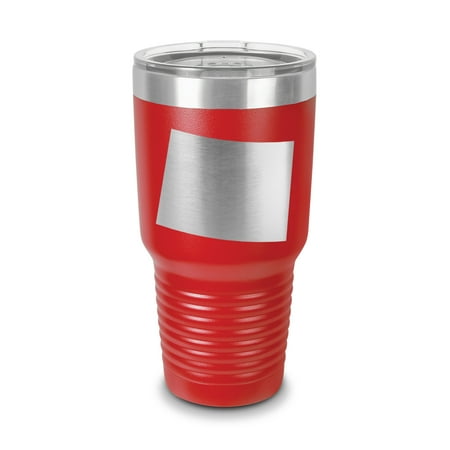 Wyoming Shaped Tumbler 30 oz - Laser Engraved w/ Clear Lid - Stainless Steel - Vacuum Insulated - Double Walled - Travel Mug - wy - Red
Wyoming Shaped Tumbler 30 oz - Laser Engraved w/ Clear Lid - Stainless Steel - Vacuum Insulated - Double Walled - Travel Mug - wy - Red