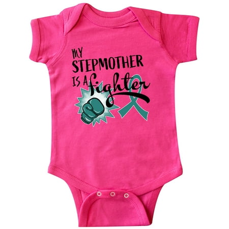 Inktastic Ovarian Cancer Awareness My Stepmother is a Fighter Gift Baby Boy or Baby Girl Bodysuit
Inktastic Ovarian Cancer Awareness My Stepmother is a Fighter Gift Baby Boy or Baby Girl Bodysuit