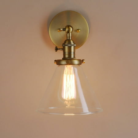 Pathson Single Sconce Funnel Flared Glass Clear Glass Shade 1-Light Wall Lamp
Pathson Single Sconce Funnel Flared Glass Clear Glass Shade 1-Light Wall Lamp