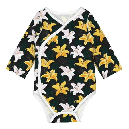 Coaee Lilies Flowers for Soft Cotton Baby Long-Sleeve Bodysuit Girls Boys Bodysuit Romper
Coaee Lilies Flowers for Soft Cotton Baby Long-Sleeve Bodysuit Girls Boys Bodysuit Romper
