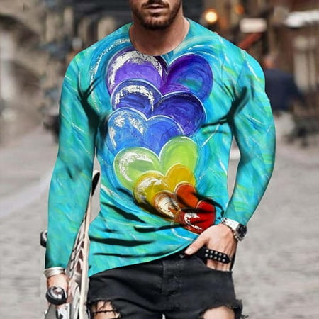 Men s 3D Novelty Graphics Print Shirts Heart Cute Pattern Crewneck Long Sleeve Fall Tee Top Unisex Daily Blouses
Men s 3D Novelty Graphics Print Shirts Heart Cute Pattern Crewneck Long Sleeve Fall Tee Top Unisex Daily Blouses