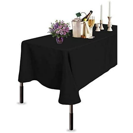 Trimming Shop 90x132in Rectangle Polyester Tablecloth Washable Linen Black Table Cover 1pcs
Trimming Shop 90x132in Rectangle Polyester Tablecloth Washable Linen Black Table Cover 1pcs