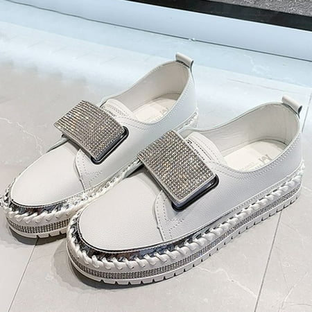 NECHOLOGY Women Casual Flat Shoes Diamond Fashion Shoes Outdoor Color Women s Laceup Casual Leisure Sandals for Women Summer 2017 White 7.5
NECHOLOGY Women Casual Flat Shoes Diamond Fashion Shoes Outdoor Color Women s Laceup Casual Leisure Sandals for Women Summer 2017 White 7.5