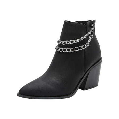 KBKYBUYZ Women Boots Pointed Shoes Zip Shoes Fashion Casual Shoes High Heel Warm Solid Chain Boots
KBKYBUYZ Women Boots Pointed Shoes Zip Shoes Fashion Casual Shoes High Heel Warm Solid Chain Boots