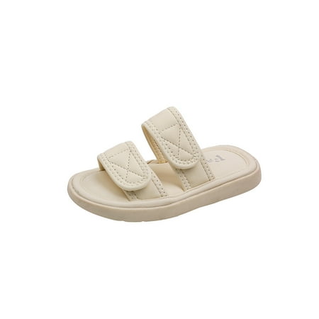 Daeful Kids Flat Sandal Slip On Slide Sandals Beach Slippers Indoor Outdoor Open Toe Comfort Summer Slides Beige 1Y
Daeful Kids Flat Sandal Slip On Slide Sandals Beach Slippers Indoor Outdoor Open Toe Comfort Summer Slides Beige 1Y