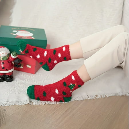 Holiday Graphic 1Pair Adult Christmas Socks Women S Warm Coral Plush Middle Tube Socks Stockings Multicolor Y2Y
Holiday Graphic 1Pair Adult Christmas Socks Women S Warm Coral Plush Middle Tube Socks Stockings Multicolor Y2Y