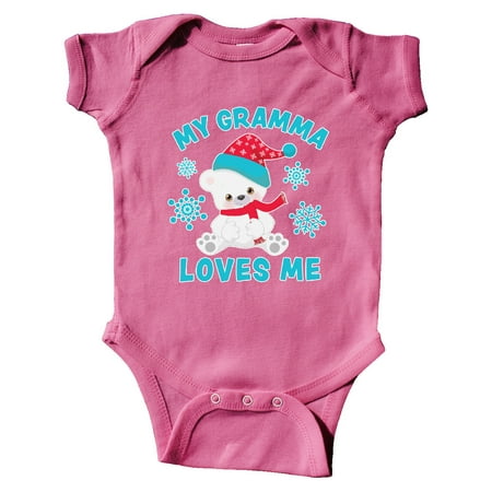 Inktastic Polar Bear My Gramma Loves Me in Santa Hat with Snowflakes Gift Baby Boy or Baby Girl Bodysuit
Inktastic Polar Bear My Gramma Loves Me in Santa Hat with Snowflakes Gift Baby Boy or Baby Girl Bodysuit