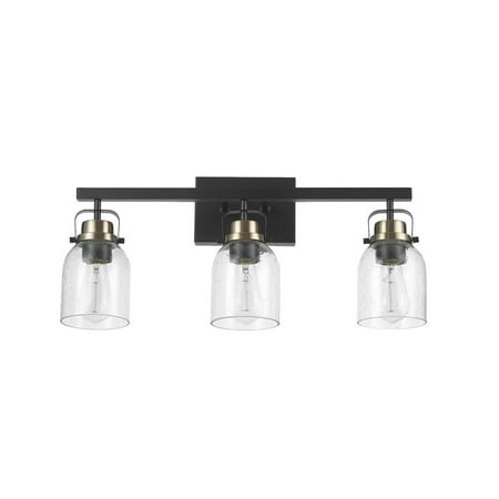 Globe Electric 91001573 Rockhampton 3 Light 24 Wide Vanity Light - Black 
Globe Electric 91001573 Rockhampton 3 Light 24 Wide Vanity Light - Black