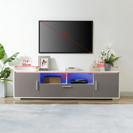 Sales Promotion! TV Stand with Led Lights High Glossy Front TV Cabinet Can Be Assembled in Lounge Room Living Room or Bedroom
Sales Promotion! TV Stand with Led Lights High Glossy Front TV Cabinet Can Be Assembled in Lounge Room Living Room or Bedroom