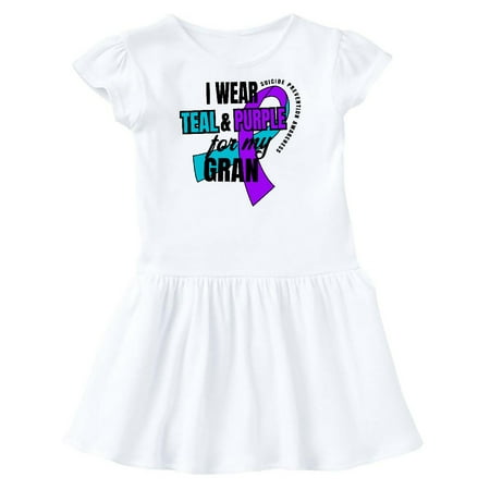 Inktastic Suicide Prevention I Wear Teal and Purple for My Gran Gift Toddler Girl Dress
Inktastic Suicide Prevention I Wear Teal and Purple for My Gran Gift Toddler Girl Dress