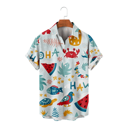 MLFU Unisex Shirt Button Down Short Sleeve Graphic Printed Tops Front-Pocket Blouses for Boys 5-14 Years
MLFU Unisex Shirt Button Down Short Sleeve Graphic Printed Tops Front-Pocket Blouses for Boys 5-14 Years
