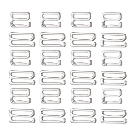 40pcs Bra Buckle Adjustment Strap Slides Underwear Buckle Sewing Clips Clasp Hooks for Women Girls (Silver)
40pcs Bra Buckle Adjustment Strap Slides Underwear Buckle Sewing Clips Clasp Hooks for Women Girls (Silver)