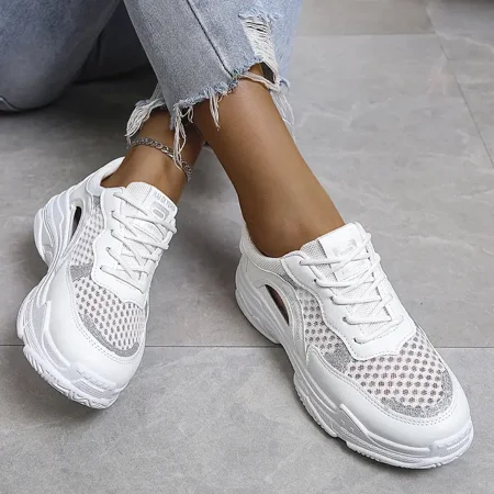 Plus Size Faux Leather Solid Lace Up Breathable Sneakers Casual Plain Toe Fashion Sneakers Women‘s Shoes
Plus Size Faux Leather Solid Lace Up Breathable Sneakers Casual Plain Toe Fashion Sneakers Women‘s Shoes