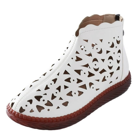 Casual Shoes for Women Leisure Women S Summer Hollow Out Non Slip Flat Round Toe Breathable Zipper Lazy Leather Shoes Sandals Women Casual Shoes Artificial Leather White 41
Casual Shoes for Women Leisure Women S Summer Hollow Out Non Slip Flat Round Toe Breathable Zipper Lazy Leather Shoes Sandals Women Casual Shoes Artificial Leather White 41