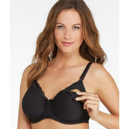 Freya Pure Molded Nursing Underwire Bra (1581) 30E Black