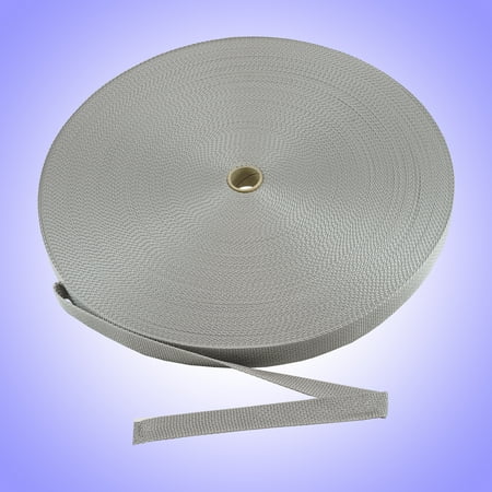 DuraGrip® Brand - 3/4 Silver Lightweight Polypropylene Webbing