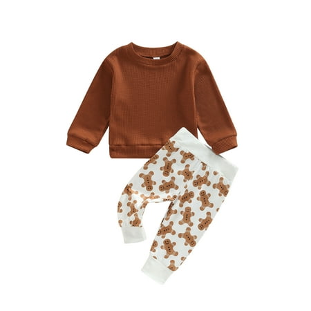 Arvbitana Infant Baby Girl Boy Christmas Outfits Long Sleeve Solid Color Waffle Pullover + Santa Tree Print Trousers Autumn Casual Suit 2Pcs 0-24M
Arvbitana Infant Baby Girl Boy Christmas Outfits Long Sleeve Solid Color Waffle Pullover + Santa Tree Print Trousers Autumn Casual Suit 2Pcs 0-24M