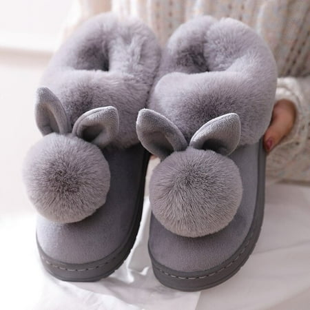 CoCopeaunt Autumn Winter Fluffy Slippers New Rabbit Ear Home Indoor Slides Warm Shoes Womens Cute Plush Slippers
CoCopeaunt Autumn Winter Fluffy Slippers New Rabbit Ear Home Indoor Slides Warm Shoes Womens Cute Plush Slippers