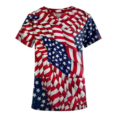 KSCYKKKD Womens Tops Plus Size Cute Printed Scrub Working Uniform Tops for Womens V Neck Short Sleeve Fun T-shirtss Workwear Tee with Pockets Red XXXXXL
KSCYKKKD Womens Tops Plus Size Cute Printed Scrub Working Uniform Tops for Womens V Neck Short Sleeve Fun T-shirtss Workwear Tee with Pockets Red XXXXXL