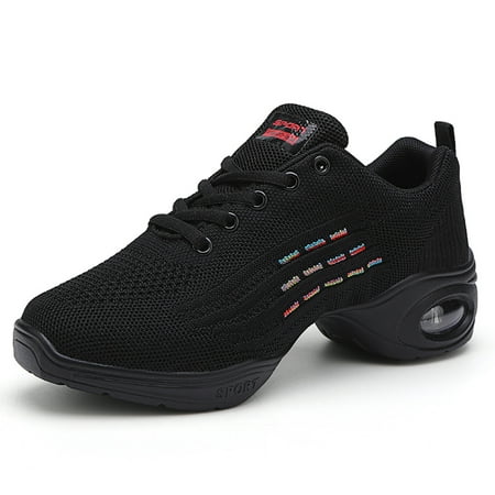 Dance Sneakers for Women Jazz Shoes Breathable Air Cushion Lady Split Sole Athletic Walking Modern Dance Shoes Black 39
Dance Sneakers for Women Jazz Shoes Breathable Air Cushion Lady Split Sole Athletic Walking Modern Dance Shoes Black 39