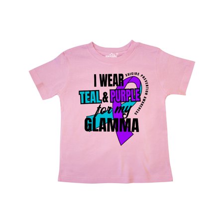Inktastic Suicide Prevention I Wear Teal and Purple for My Glamma Gift Toddler Boy or Toddler Girl T-Shirt
Inktastic Suicide Prevention I Wear Teal and Purple for My Glamma Gift Toddler Boy or Toddler Girl T-Shirt