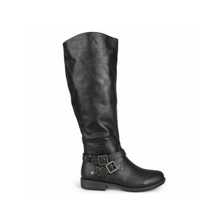 JOURNEE COLLECTION Womens Black Buckle Accent Comfort April Round Toe Block Heel Zip-Up Riding Boot 7 M
JOURNEE COLLECTION Womens Black Buckle Accent Comfort April Round Toe Block Heel Zip-Up Riding Boot 7 M